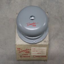 Simplex Str 4017 6 Grey Vibrating Bell Part 624-235 240v 50cyc Nos W Mount