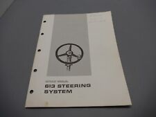 1971 Caterpillar 613 Steering System Service Manual