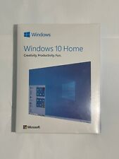 Microsoft Windows 10 Home 3264-bit New In Box Usb Drive Sealed Activation Key