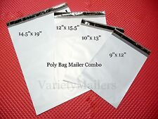 32 Poly Bag Mailer Assortment 4 Medium To Large Sizes Shipping Envelope Bags