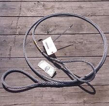 12 X 15 Feet Cable With Looped Ends Miltiary Logging Winch Towing Lifting New