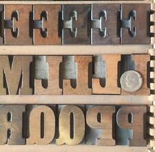 Antique Letterpress Wood Type Hamilton 8line 1-516 Clarendon Condensed Mw53