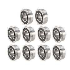 Fr188-2rs Flange Ball 6.35x12.7x4.762mm Double Sealed Chrome Steel Bearing 10pcs