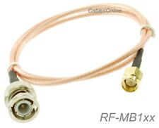 Sma Male To Bnc Male 50-ohm Rg316 Coax Low Loss Jumper Rf Cable