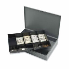 Sparco Cash Boxw 2 Keys10 Compartments15-25x10-12x2-14gy Spr15500