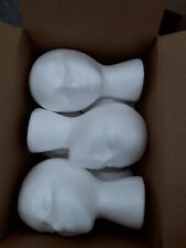 Styrofoam Model Heads Hat Wig Foam Mannequin 6 Pack