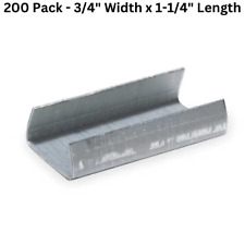 Strapping Clip Seals 34 Width X 1-14 Length 200 Pk Open Steel For Banding