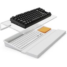 Keyboard Stand With Wrist Rest Acrylic Ergonomic Office Comfortable Typing
