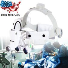 3.5x-420 Medical Surgical Dental Binocular Loupes Headband Led Headlight