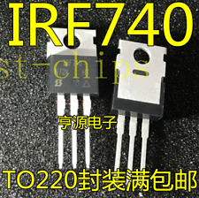10pcs New Irf740 Irf 740 Power Mosfet 10a 400v To-220 V.ushh K1995