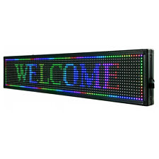 Led Sign 40 X 8 Indoor Message Board 7 Colors Programmable Display Scrolling