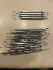 Lot Of 16 Nordent And Hu Friedy Dental Instruments Used