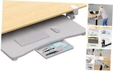 Desktop Keyboard Tray Under Desk Pull Out25.59 X 11.81 Large Size White