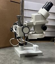 Accu-scope Binocular Zoom Stereo Microscope With Flex Arm Stand 104b