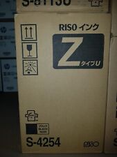 Genuine Riso S4254 Black Ink Box Of 2 Ez220 Ez590 Mz790 Rz200 Rz220 Rz230 Bnib