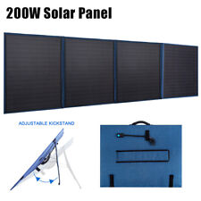 200w Portable Foldable Solar Panel Kit Folding Power Station Rv Camping Caravan
