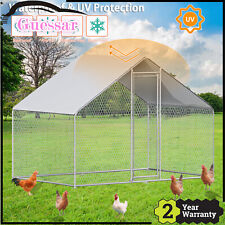 10 X 6.56 Ft Walk In Chicken Coop Hen House Rabbit Poultry Cage Playpen W Cover