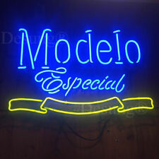 New Modelo Especial 1925 Beer 20x16 Neon Lamp Light Sign Wall Decor Glass Bar