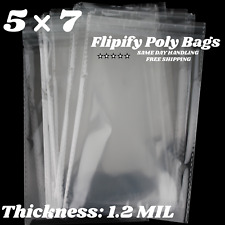 5x7 Clear Resealable Poly Plastic Opp Bags Self Adhesive Seal Cello Package Gift