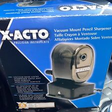 X-acto Vacuum Mount Manual Pencil Sharpener Black Boxed