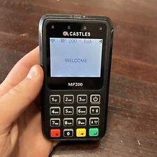 Castles Technology Mp200 Black Wireless 2.4 Touch Display Credit Card Reader