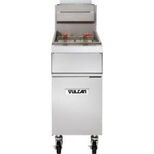 Vulcan 1gr35m Free-standing Full Pot Gas Fryer With 35-40 Lb. Capacity