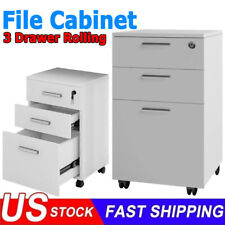 3 Drawer File Cabinet On Castors 360 Casters Rolling Filing Cabinet With Lock