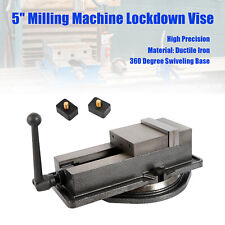 5 Milling Machine Lockdown Vise Cnc Bench Clamp Vice Precision With 360 Base