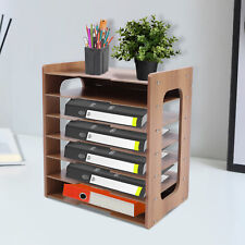 7 Tiers Desk File Organizer Holder Office A4 Paper Letter Tray Document Storage