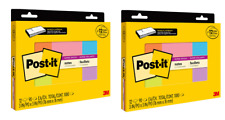 Post-it Super Sticky Notes 3 X 3 Assorted Colors 90 Sheetspad - 2 Pack
