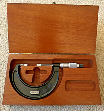 Starrett 1-2 486 P-2 Blade Groove Outside Micrometer .001 Machinist Tool Maker