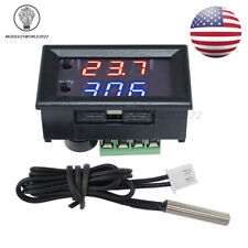 12v W1209wk Digital Thermostat Temperature Controller -50-110c Sensor Probe Us