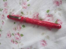 Nice Stipula Levenger Argento Red Marbled Pen