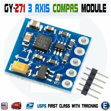 Gy-271 Hmc5883l Sensor Module 3v-5v Triple Axis Compass Magnetometer For Arduino