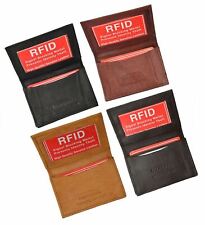 Rfid Security Leather Expandable Credit Card Id Business Holder Wallet