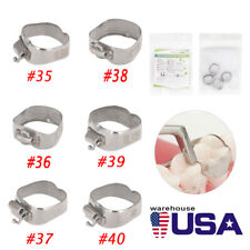 Dental Orthodontic 1st Molar Bands Roth 022 Non-convertible Buccal Tubes 35-40