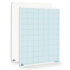 9x12 Dry Erase Grid Whiteboard Double Sided Graph White Board For Home School