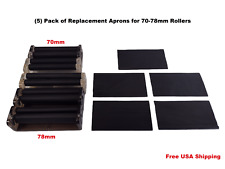78mm Cigarette Rolling Machine Aprons - 5 Sleeve Replacement Covers For Rollers