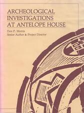 Archaeological Investigations At Antelope House 1985 Don P Morris Microfiche