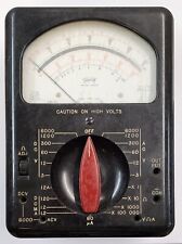 Triplett Model 630a Volt Meter With Leads And Instruction Manual