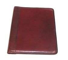 Vintage Coach Brown Leather Folder Organizer Planner Notepad Portfolio Folio
