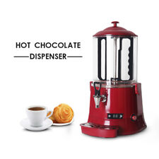 Red 10l Hot Chocolate Dispenser Electric Milk Water Drink Dispenser 500w Ce