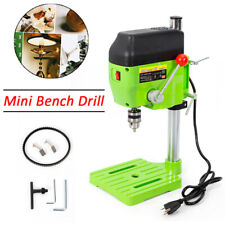 Mini Tabletop Electric Bench Drill Press Stand Wood Metal Drilling Machine Work
