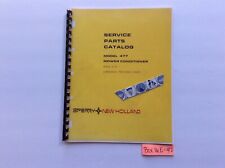 New Holland 477 Mower Conditioner 6-75 Service Parts Catalog