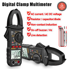 Digital Multimeter Tester Ac Dc Volt Amp Clamp Meter Auto Range Lcd Handheld