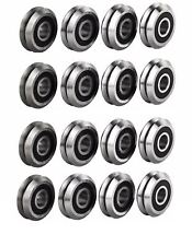 Rm2-2rs 38 Inch V Groove Roller Bearing Rubber Sealed Line Track 20pcs
