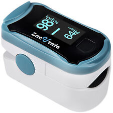 Zacurate Pulse Oximeter Fingertip Blood Oxygen Saturation Monitor Spo2 Blue