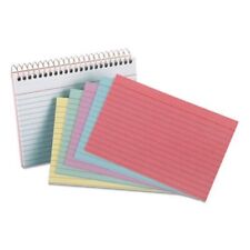 Oxford Spiral Index Cards 4 X 6 50 Cards Assorted Colors Oxf40286