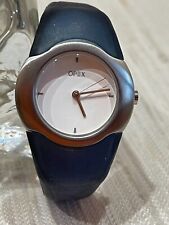 Opex Paris Watch With Navy Silicone Band Nwt