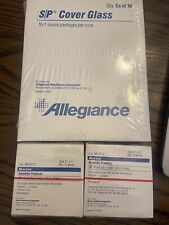 Baxter Microscope Slides 2 Boxes And Allegiance Cover Glass For Slides New